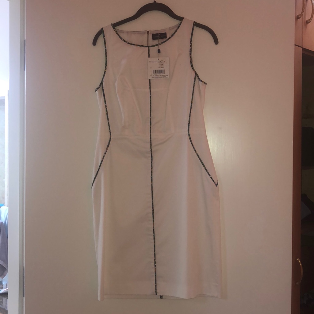 Brand New Roberto Verino White Summer Dress